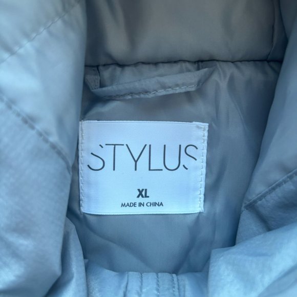 Stylus Windbreaker Rain Coat, Gray, Men's XL, NWT - Picture 6 of 7